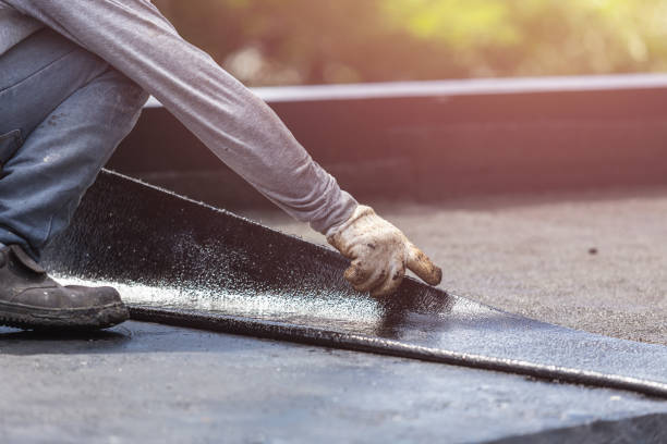 Professional Waterproofing technician working in Marion, MI